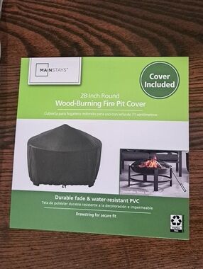 Wood-Burning Fire Pit Cover